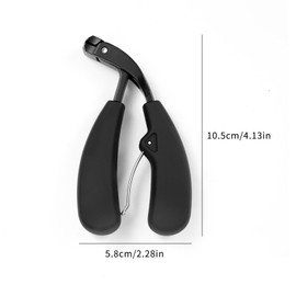 Eigell Nail Clipper,Thick Toenail Clipper for Thick Nails,Stainless Steel,Fingernail Clipper Nails Cutter for Elderly Children, black