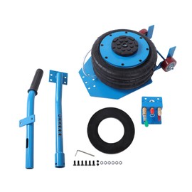 GXYWADY 17.7 Inch Triple Bag Air Jack 3 Ton/6600 lbs Long Handle Pneumatic Jack for Car SUV Lifting Blue with Long Handles