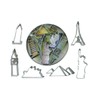 R&M International 1875 Landmarks Cookie Cutters, Big Ben, Sydney Opera