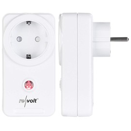 revolt Accessories for Socket Remote Control: Remote Control and Programmable Radio Socket, 2,000 Watt (Remote Controlled Socket, Radio Socket with Switch, Switchable)