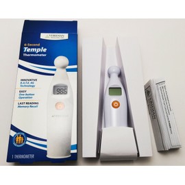 Veridian Thermometer Mini Temple Touch Sensor 6 Second, Veridian