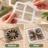 50 PCS Disposable Shower Drain Hair Catcher Mesh Shower Drain