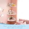 Cloud Floating Corner Shelves, Set of 3 Cloud Corner
