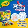 Crayola Pip-Squeaks Skinnies Washable Markers (64ct), Mini Markers for Kids,