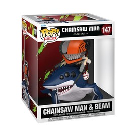 Funko POP! Ride Deluxe: Chainsaw Man: Reze - Chainsaw Man & Beam - Figura in vinile da collezione - Idea regalo - Prodotto ufficiale - Giocattoli per bambini e adulti