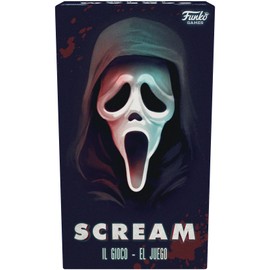 FUNKO GAMES - Scream EL JUEGO - Juego de Mesa Cooperativo - Adultos y Jugadores de 13 Años - Cooperar para ganar Todos Contra Ghost Face® - Con Aplicación - 20 min - 3 a 8 Jugadores