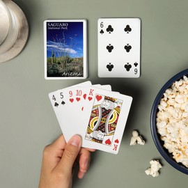 Lantern Press Saguaro National Park, Arizona, Cactus and Plants (52 Playing Cards, Poker Size Card Deck with Jokers)