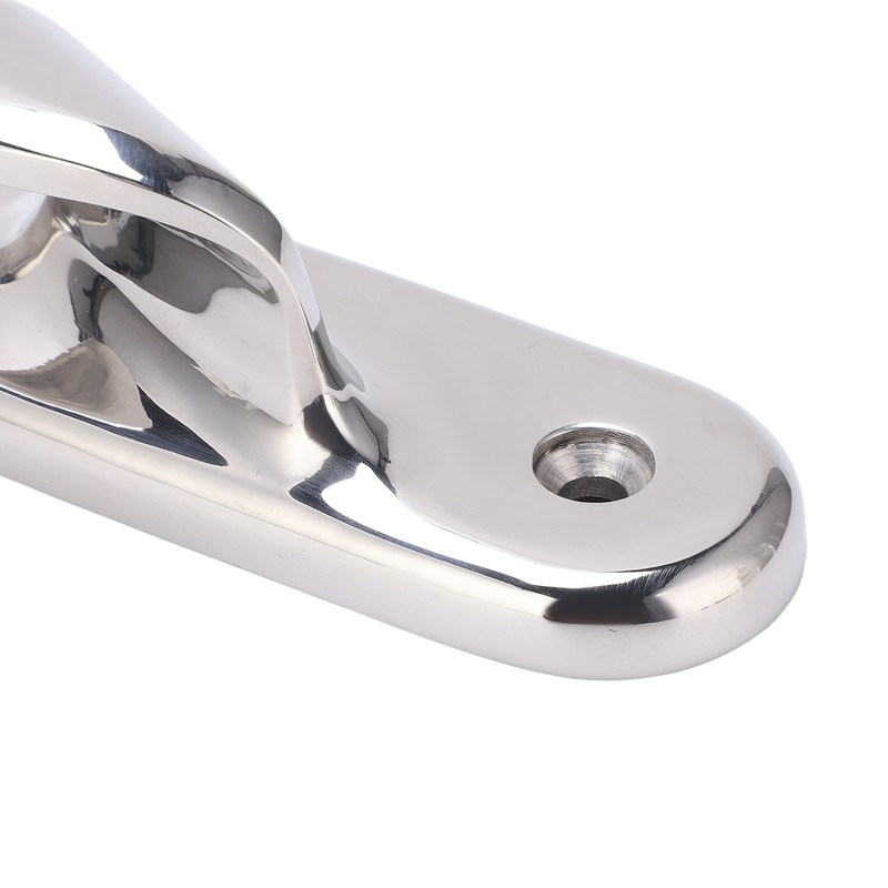 10in Bow Cleat 316 Stainless Steel Polished Mirror Finish Anchoring