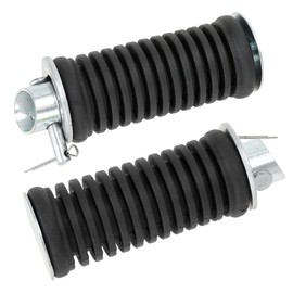 FVRITO Footpegs Foot Rest Pedal for 196cc 6.5HP Baja Heat Warrior Massimo Hensim TrailMaster MB165 MB200 Tomberlin Firehawk Falcon 200 Mini Bike Motorcycle Motorsports 2 Pack