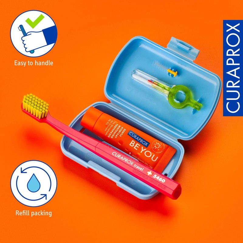 Curaprox Travel Kit - CS 5460 Toothbrush with 'Be You'