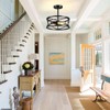 Karjearl Farmhouse Semi Flush Mount Ceiling Light Fixtures, 11.8“ 2-Light