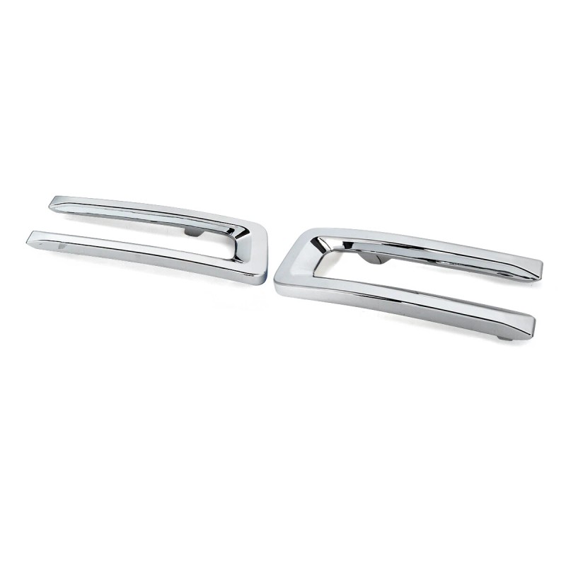 2x Chrome Front Grill Inserts Cover Trim Sticker Fits Ram