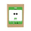 sourcing map 100Pcs M4 x 0.7 Nylon Insert Hex Lock