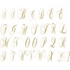 SEC Apparel Iron-On 3" Chopin Letters (Gold)