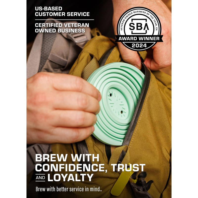 COLETTI Sierra Camping Pour Over Coffee Dripper — Collapsible Pour