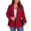MINTLIMIT Casual Plus Size Blazer Women Long Sleeve Notch Lapel