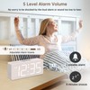 DreamSky Wooden Digital Alarm Clock for Bedroom - Desk Clock