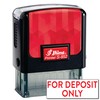 Shiny for Deposit Only Stamp Self Inking Rubber Stamp, 1/2"