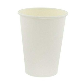 We Can Source It Ltd - White Paper Coffee, Tea and Water Cup - Perfect for Water Coolers, Recyclable 7oz Biodegradable Cups, Ideal for Home, Cafe, Work, Parties or Outdoors - Pack of 50