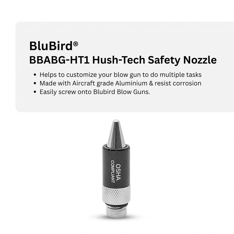 BluBird Next-Gen Air Blow Gun (Hush-Tech Nozzle)