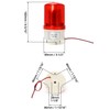 QWORK Industrial LED Rotating Strobe Beacon Warning Lights, 4 Pack