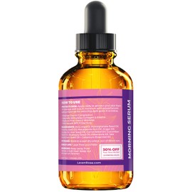 Leven Rose Moroccan Argan Oil Face Serum - 100% Organic Hydrating Anti-Aging Serum for Women, Reduces Wrinkles, 1 Oz