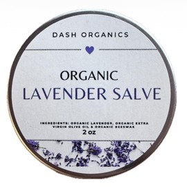 Generic Organic Herbal Salve | 2oz | Lavender Scented | Made with Organic Extra Virgin Olive Oil (Lavender Oil Salve)