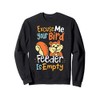 Funny Squirrel Gift Winter Food Bird Feeder Bird Watching Sweatshirt
