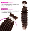 26 Inch Human Hair Deep Water Wave 2 Bundles/Pack 50g,
