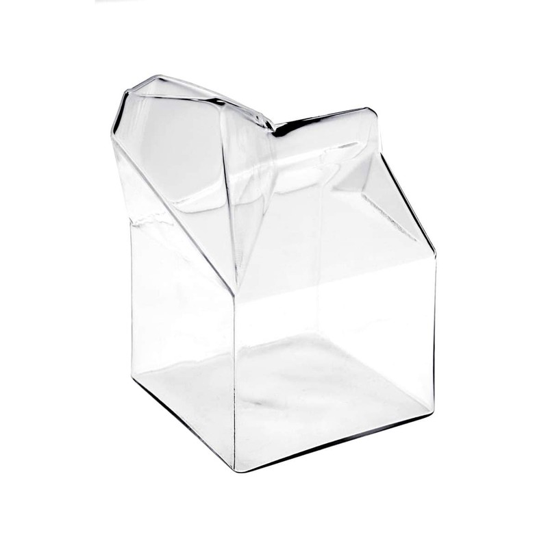 Genuine Fred HALF PINT Glass Milk Carton Creamer