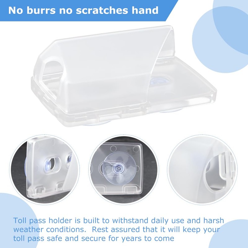 Ranjaner EZ Pass Holder for Windshield, Ezpass Mount Holder with