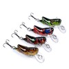 KOMBIUDA 4pcs Grass Carp Simulation Lures Lifelike Fishing Baits for