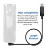 Baofeng 2.5mm USB Charger Cable with Indicator Light for BaoFeng
