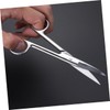 MERRYHAPY 2pcs Nose Hair Scissors Curved Eyebrow Scissors for Makeup