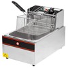 2500W 6L Single Tanks Electric Deep Fryer Professional Tabletop Restaurant