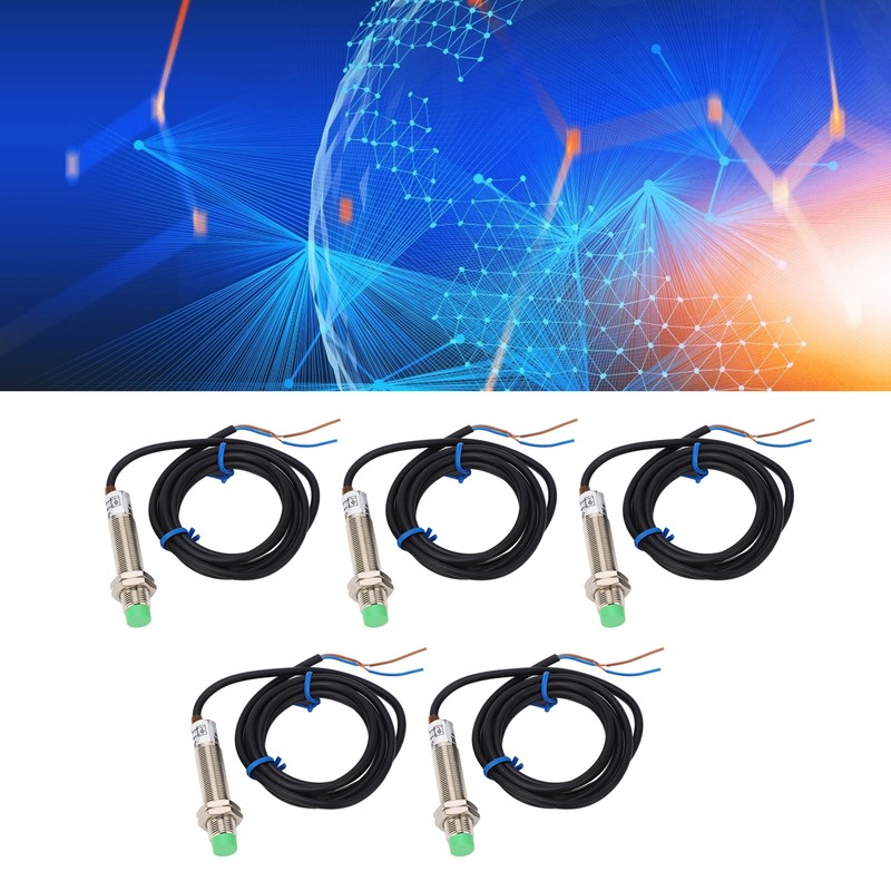 5 Pcs Proximity Switch M12x1 2 Wire Normally Closed 4mm