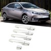 8 Pcs Car Exterior Door Handle Cover ABS Chrome Door