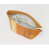 Skater KBC4 Pouch-Shaped Lunch Bag, Cold Insulation, Zipper Type, Wood