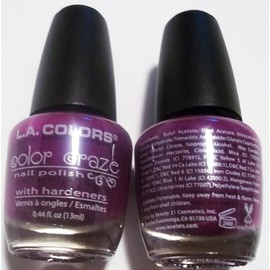 LA. Colors Color Craze Nail Polish Nuclear Energy (2) 0.44 FL. OZ.