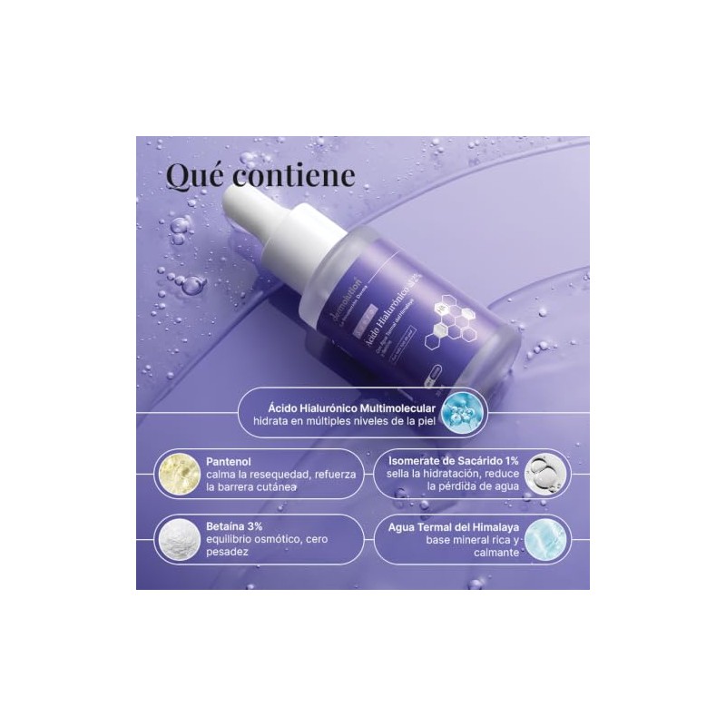 Sérum Facial Ácido Hialurónico 2% con Betaína, 30 ml