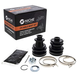NICHE Rear CV Axle Boot Kit For Polaris Ranger 900 1000 XP Crew RZR 570 3235934 2206590 UTV