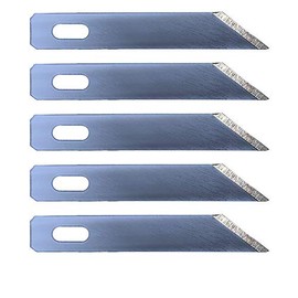 SMB #5 Precision Narrow Angled Chisel Hobby Blades (5/25/100/300 pcs) (5)
