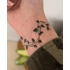 Ivy leaf vine temporary tattoos - 16 x sheets for