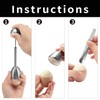 Stainless Steel Egg Topper, Egg Opener, Egg Peeler, Egg Pieker,