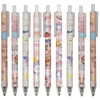 Maydahui 12PCS Cartoon Bear Rabbit Gel Pen Retractable Printing Animal