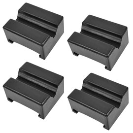 RinoAnola Jack Stand Pad Square Rubber Extra Heavy Duty Extra Durable Rubber Pad Universal Cushion Jack Rubber Pad Car Organizer Lift Up Attachment Receiver Rubber Cushion Set of 4