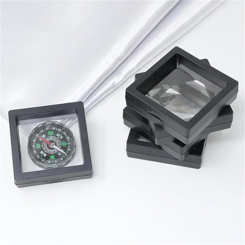 WELANGBN Black 3D Floating Frame Display Holder Stands, 1 PCS