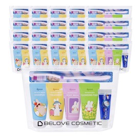 Epoo Refresh Travel Set 6 types x 20 pieces 1 box Minis. Portable. Toiletries. Amenities - Basic product | / 에뿌 리프레시 여행용세트 6종 x20개 1박스 미니스.휴대용.세면도구.어메니티 - 기본상품