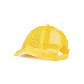 Pokémon Pikachu Adjustable Curved Peak Cap in Yellow and White | Unisex Summer Cap with Mesh Back | Casual Sun Protection Hat with Snap Closure | Classic Cartoon Style for Adults