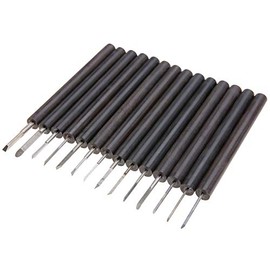 HEEPDD 14Pcs Purple Sandalwood Carving Tools Set, Woodworking Hand Chisel Compact Wood Carving Knife with Storage Case for DIY Art Craft Carpentry Beginners Carvers Amateur